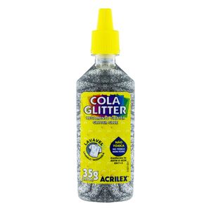 Cola Glitter Prata Acrilex 35g