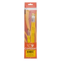 Conjunto Pincel Escolar Condor com 5 unidades