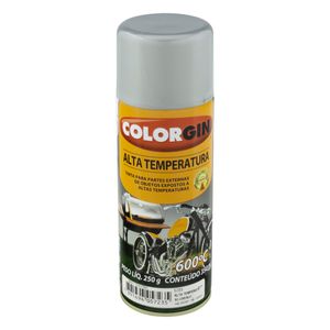 Tinta Spray Alta Temperatura Colorgin 350ml Alumínio