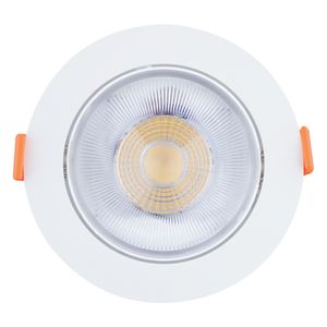 Spot Led de Embutir Redondo Branco Bronzearte 12W 3000K