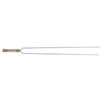 Espeto Duplo Fino para Churrasco Mor em Aço Cromo 75cm