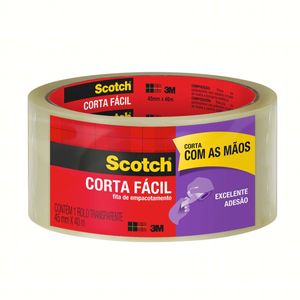 Fita Adesiva de Empacotamento Transparente 3M Scotch 45mm x 40m