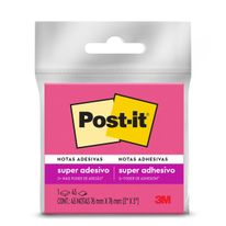 Bloco de Notas Adesivas Post it Rosa 45 folhas
