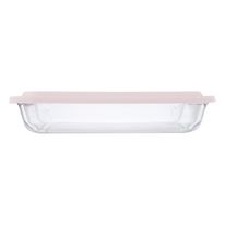 Assadeira de Vidro Retangular com Tampa Marinex 1,6l