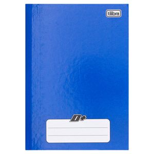 Caderno Brochura Capa Dura Tilibra Azul 1/4 48 folhas