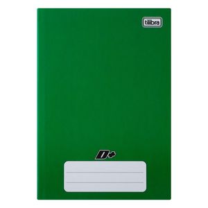 Caderno Brochura Capa Dura Tilibra Verde 1/4 48 folhas