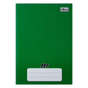 Caderno Brochura Capa Dura Tilibra Verde 1/4 48 folhas