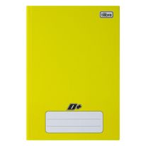 Caderno Brochura Capa Dura Tilibra Amarelo 1/4 48 folhas
