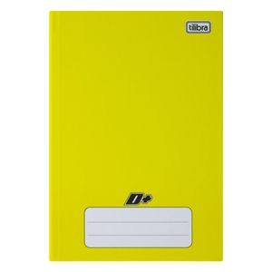 Caderno Brochura Capa Dura Tilibra Amarelo 1/4 48 folhas