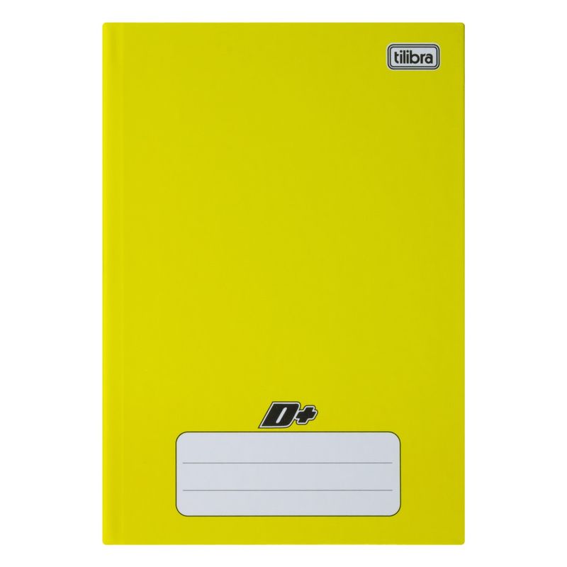 Caderno-Brochura-Capa-Dura-Tilibra-Amarelo-1-4-48-folhasFrontal1