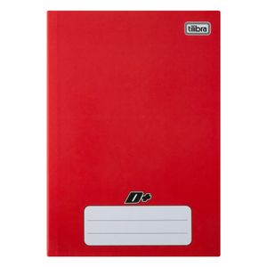 Caderno Brochura Capa Dura Tilibra Vermelho 1/4 48 folhas