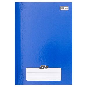 Caderno Brochura Capa Dura Tilibra Azul 1/4 96 folhas