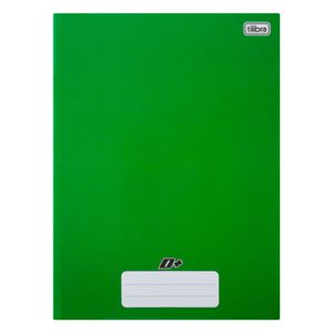 Caderno Brochura Capa Dura Tilibra Verde 1x1 48 folhas