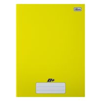 Caderno Brochura Capa Dura Tilibra Amarelo 1x1 48 folhas