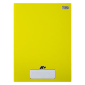 Caderno Brochura Capa Dura Tilibra Amarelo 1x1 48 folhas