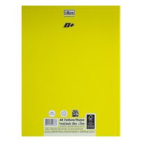 Caderno Brochura Capa Dura Tilibra Amarelo 1x1 48 folhas