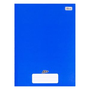 Caderno Brochura Capa Dura Azul Tilibra 1x1 96 folhas