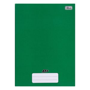 Caderno Brochura Capa Dura Tilibra Verde 1x1 96 folhas