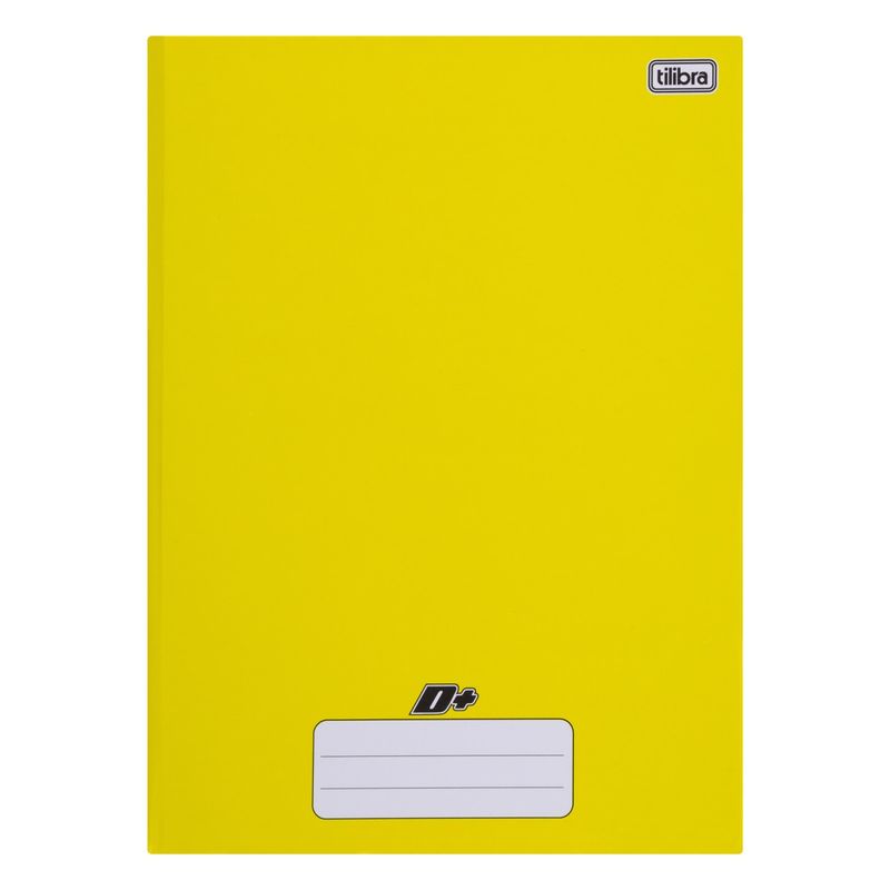 Caderno-Brochura-Capa-Dura-Tilibra-Amarelo-1x1-96-folhasFrontal1