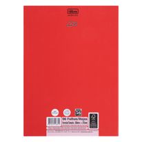 Caderno Brochura Capa Dura Tilibra Vermelho 1x1 96 folhas