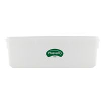 Caixa Retangular Branca Plasvale 3,5l
