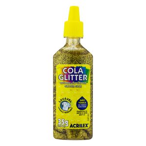 Cola Glitter Ouro Acrilex 35g