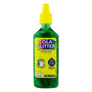 Cola Glitter Verde Acrilex 35g