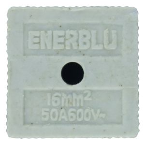 Conector Bipolar de Porcelana Enerblu 16mm 50A 600V