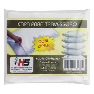 Capa Protetora para Travesseiro HS Tnt e Poliéster