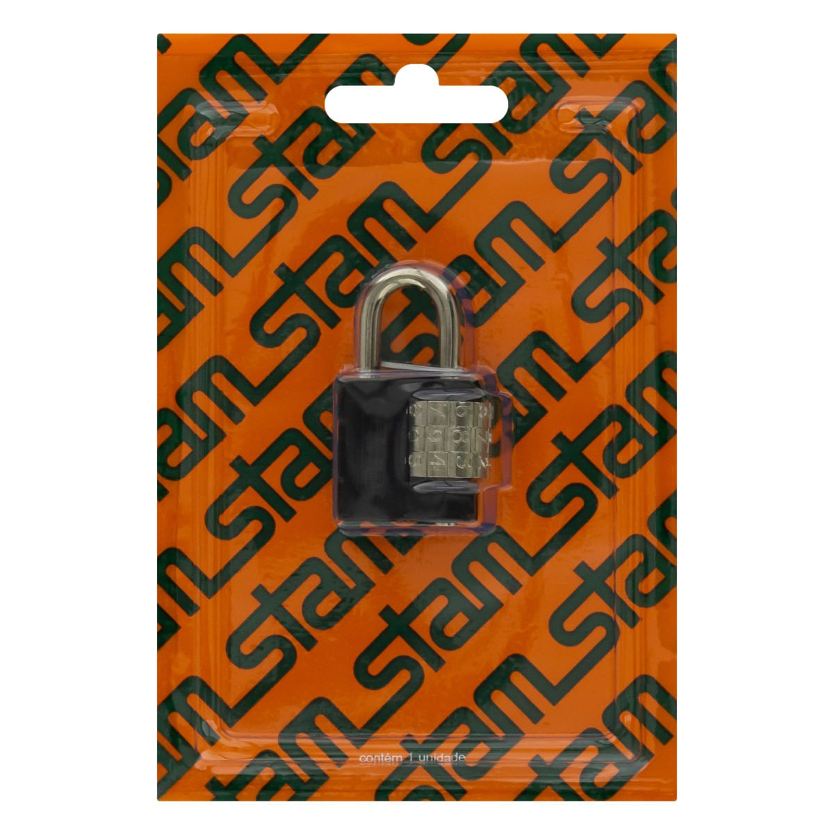 CadeadocomSegredoGrafiteStam25mmFrontal3