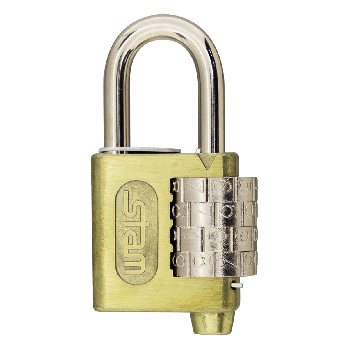 CadeadocomSegredoLatonadoStam40mmFrontal1