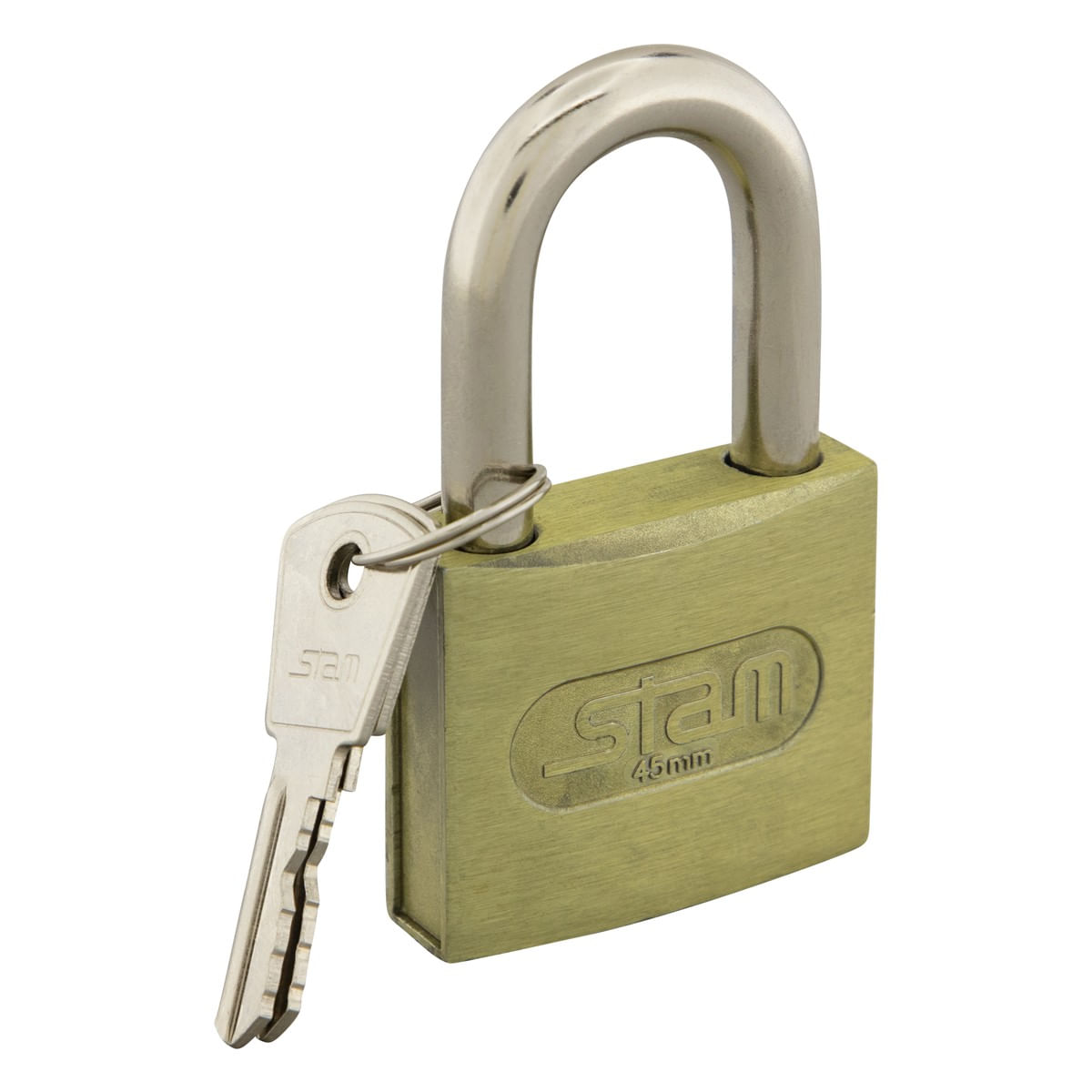 CadeadoLatonadoStam45mmAngularEsquerda1