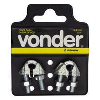 Clips para Cabo de Aço Vonder 1/4"