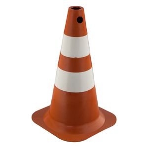 Cone Branco e Laranja Vonder 50cm