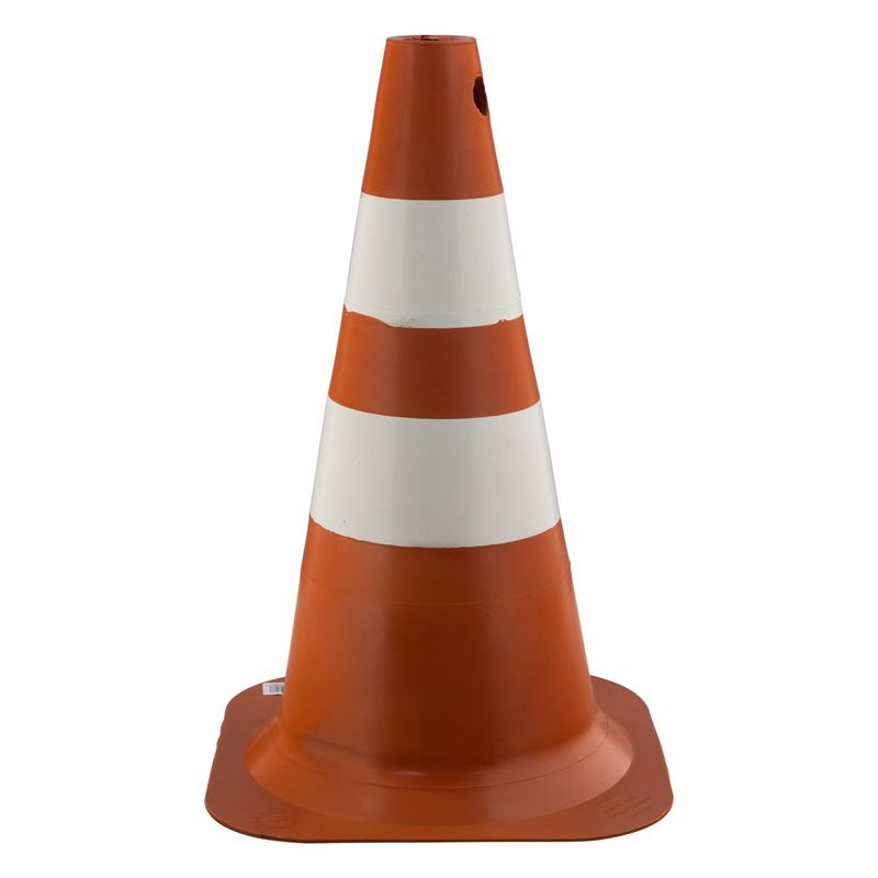 Cone-Branco-e-Laranja-Vonder-50cmFrontal2