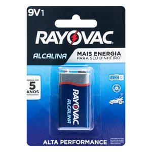 Bateria Alcalina Rayovac 9V