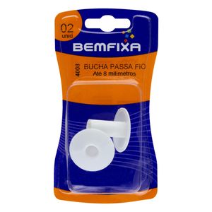 Bucha Passa Fio 8mm Bemfixa 2 unidades