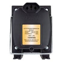 Autotransformador Preto Force Line Power Plus 1500VA