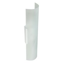 Arandela de Vidro Embaú Branca Taschibra 80W 40cm