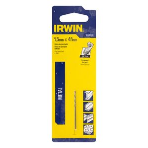 Broca de Aço Rápido para Metal Irwin 1,5mm