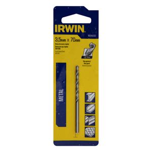 Broca de Aço Rápido para Metal Irwin 3,5mm