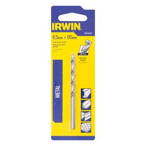 Broca de Aço Rápido para Metal Irwin 4,5mm