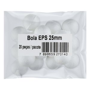 Bola Isopor 25mm Styroville 20 peças