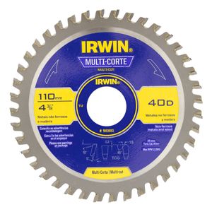 Disco de Serra 40 dentes Irwin 110mm