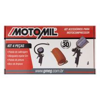 Kit Acessórios para Motocompressor Motomil 4 peças