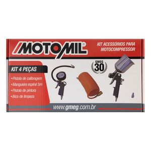 Kit Acessórios para Motocompressor Motomil 4 peças