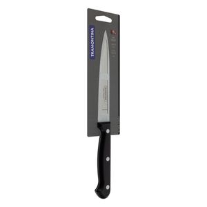 Faca para Cozinha Cabo Preto Tramontina Ultracorte em Inox 6"