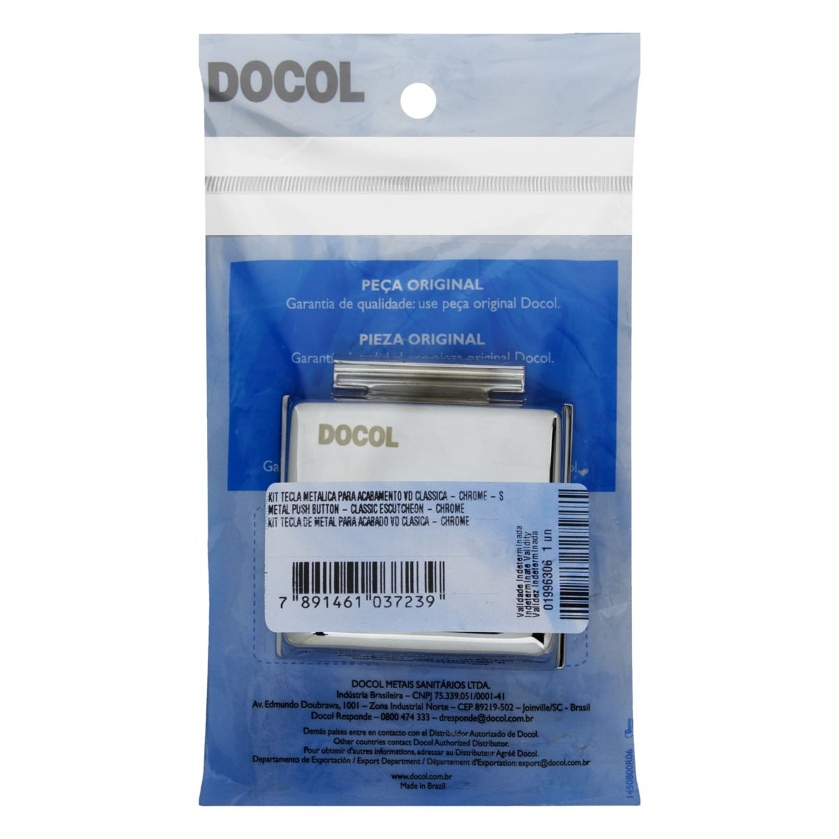 TeclaparaVálvuladeDescargaDocolCromadoEmbalagemFrontal3