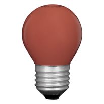 Lâmpada Incandescente Bolinha Vermelha Taschibra 15W