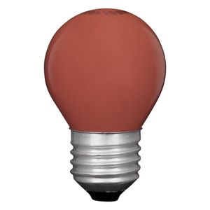 Lâmpada Incandescente Bolinha Vermelha Taschibra 15W